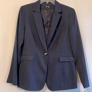 Emily Ladies Blazer 10 Navy Washable NWT